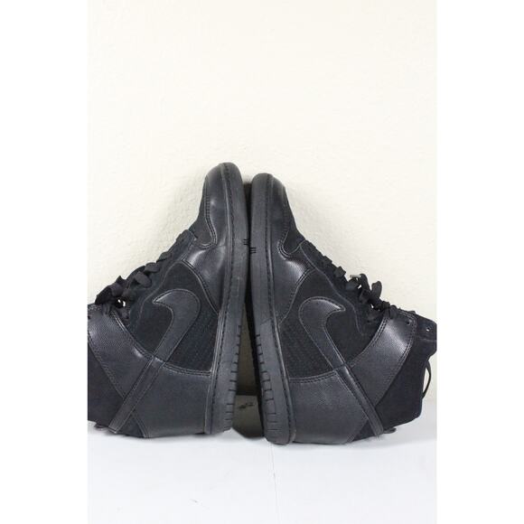 Nike Dunk Sky Hi Black Out Hidden Wedge Suede Shoes 528899-004 Women Size 7 - Picture 4 of 8